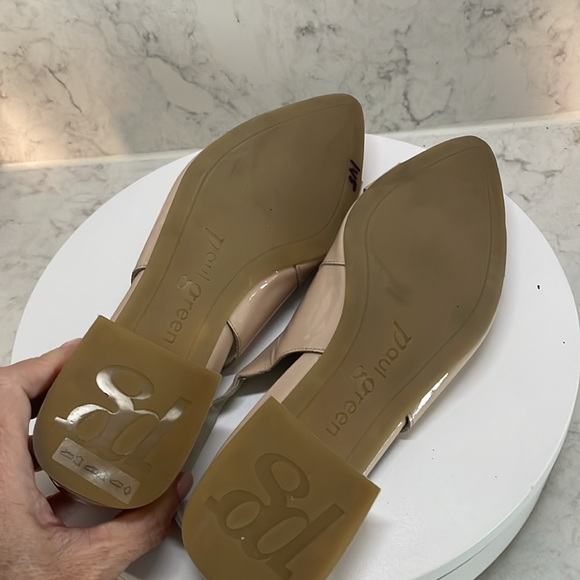 New! Paul Green Tara Slingback Pointed Toe Flats Frappe Soft Patent US 8.5 $415 - Picture 9 of 9